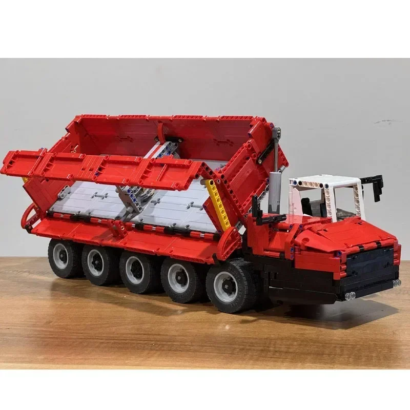 

MOC-29987 красный новый грузовой транспортный грузовик TH.680, ручная версия, модель строительного блока, 1512 деталей, строительные блоки для мальчиков и детей, игрушки, подарки