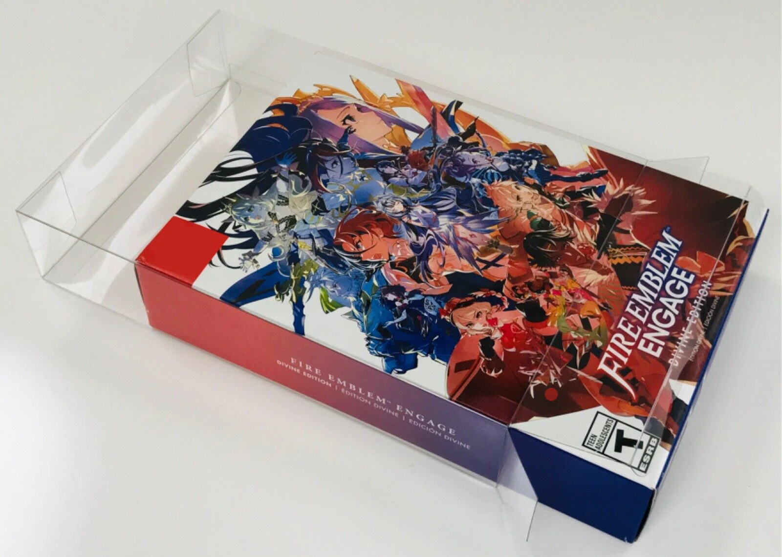 1 Box Protector For Nintendo Switch Fire Emblem Engage:Divine Edition Game Video Special Edition  Clear Display Case Collect Box