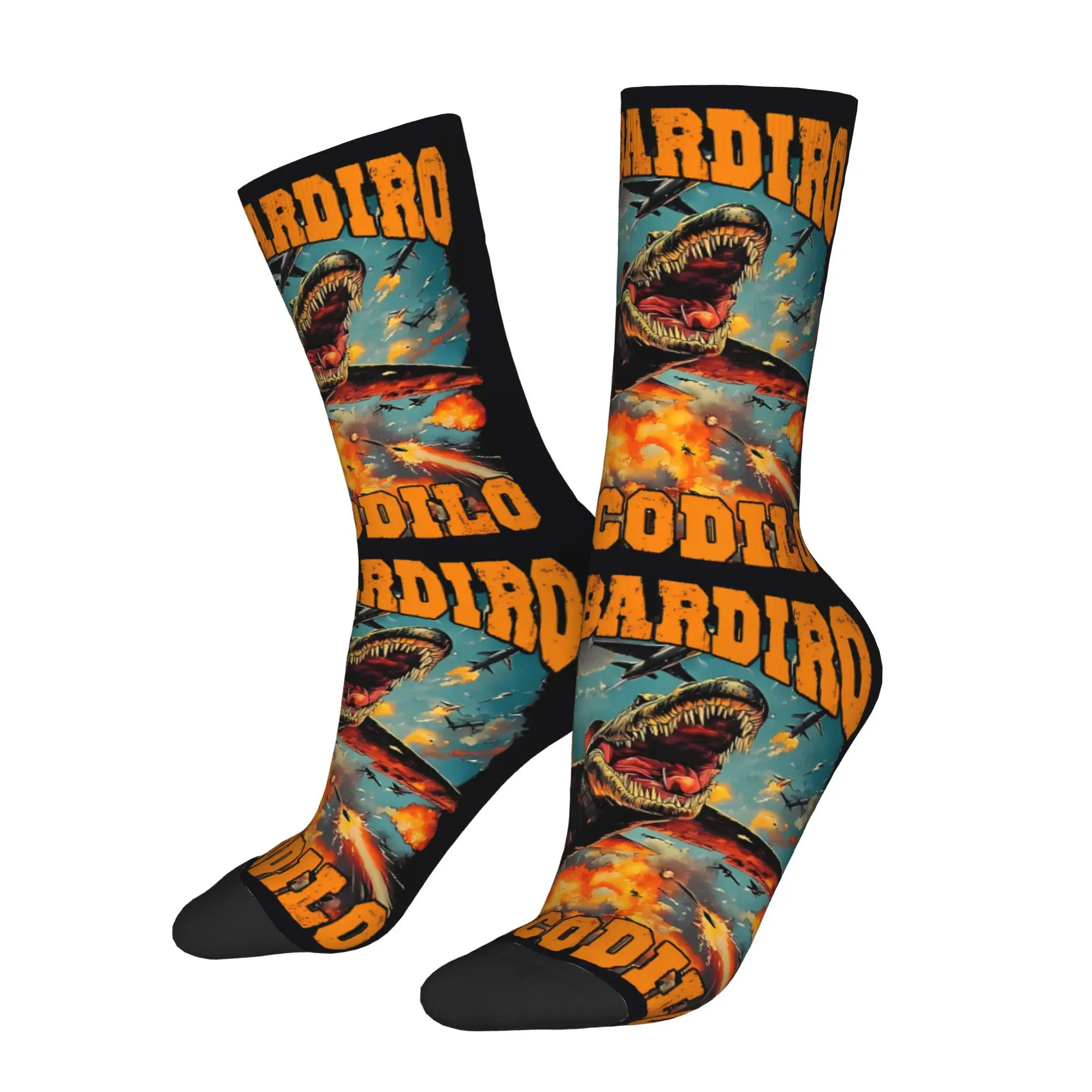 

Brain Rot Bombardino Crocodilo Meme Italian Brainrot Sock Printed Man Polyester Fashion