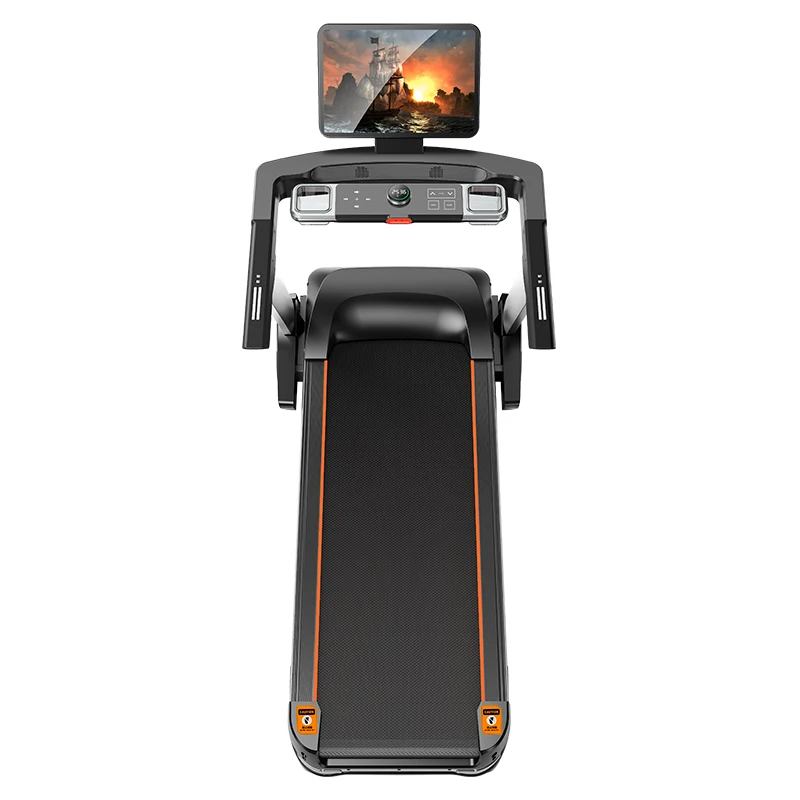 

Chinese Manufacturer Semi Commercial Treadmill 1360x520mm Running Area Motorized Electric Running Machine With APP