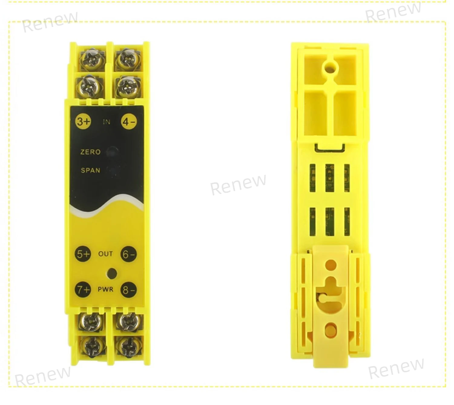 HDH-21 4 20 ma ingresso analogico uscita corrente in tensione converti 420ma Rail modulo Din 05v a 420ma isolatore di segnale