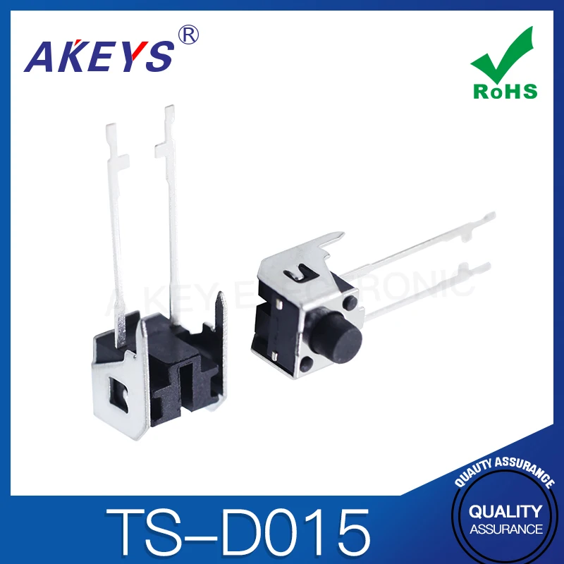 10pcs TS-D015 bracket touch switch 6.2 * 6.2 long foot hook bracket key button connector self reset