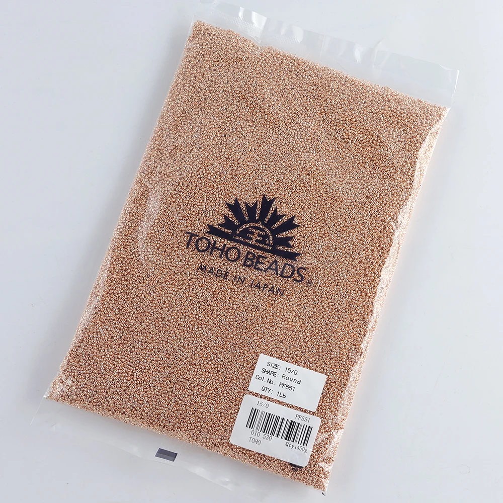 Imported from Japan 15/0 metallic TOHO beads 450g packaging jewelry accessories DIY enthusiasts' first choice