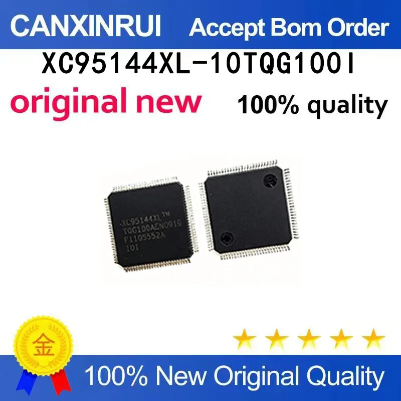 

(5-100 pieces)New original XC95144XL-10TQG100I TQFP100 programming logic chip IC