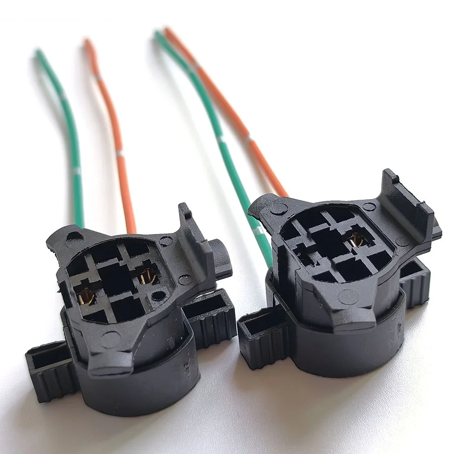 2Pcs Original H7 Halogen Lamp Adapter Holder Base For KIA K3 K4 K5 Sorento Mitsubishi Outlander Hyundai Tucson Sonata 9th