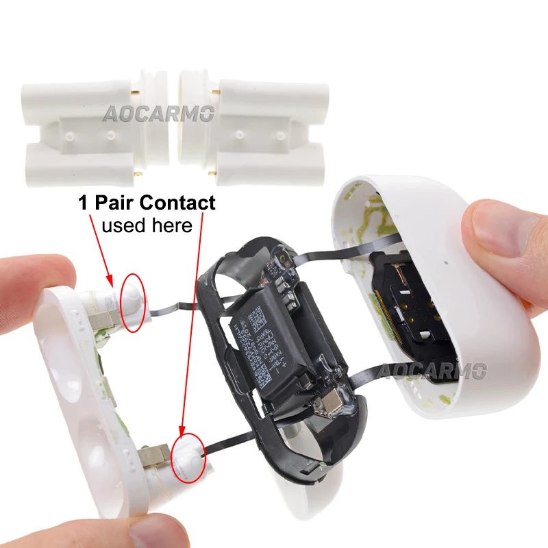 زوج واحد من قطع غيار سماعات الرأس لشحن سماعات الرأس Apple AirPods 3 Pro Pro2