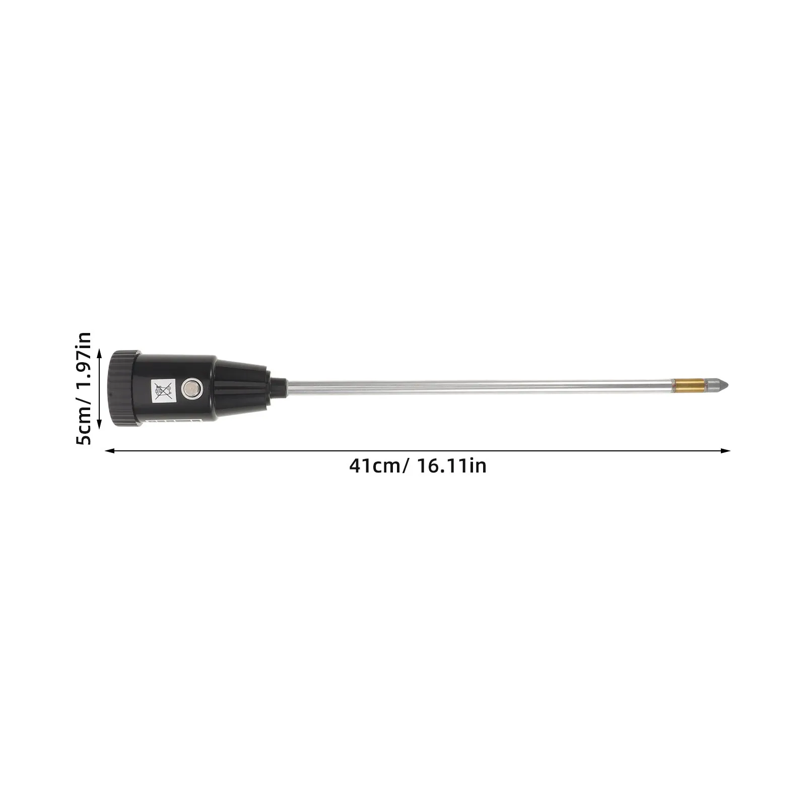 2 in 1 Soil Moisture PH Tester Meter 12 Inch Probe High Precision Portable Garden Tool for Lawn Indoor Plants Agricultural Soil