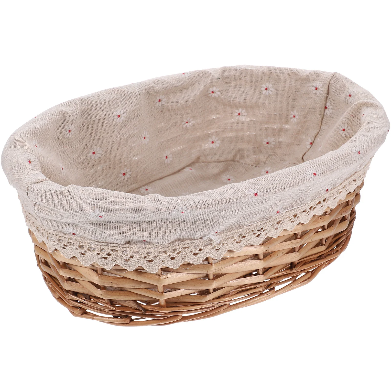 

Woven Bread Basket Wicker Storage Baskets Kitchen Sundries ganizer Rattan Fruit Basket Small Size Natural Color
