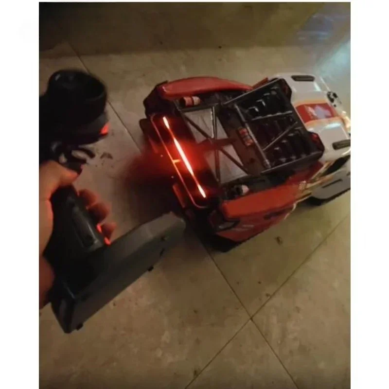 RC Aurora Sync Through Tail Lamp For 1/8 ARRMA MOJAVE 4X4 4S BLX ARA4404, 5-12V 3CH Aux Channel Adjustable Flowing Tail Light