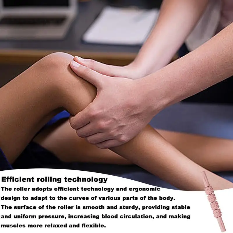 Roller Stick For Muscles Deep Tissue Trigger Point Massage Roller Stick Ergonomic Muscle Roller Stick For Body Recovery Reduce