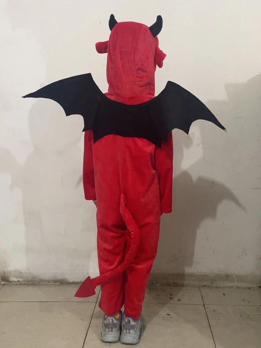 Umorden Unisex Child Kids Toddler Red Devil Demon Costume Cosplay for Boys Girls 2-3T 3-4T 4-7T