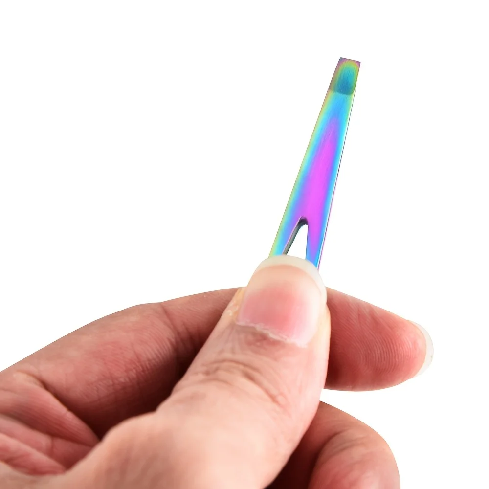 Eyebrow Tweezer Set, 4 Pcs Professional Stainless Steel Tweezers for Women, Precision Tweezer for Facial Hair, Splinter and Ingr