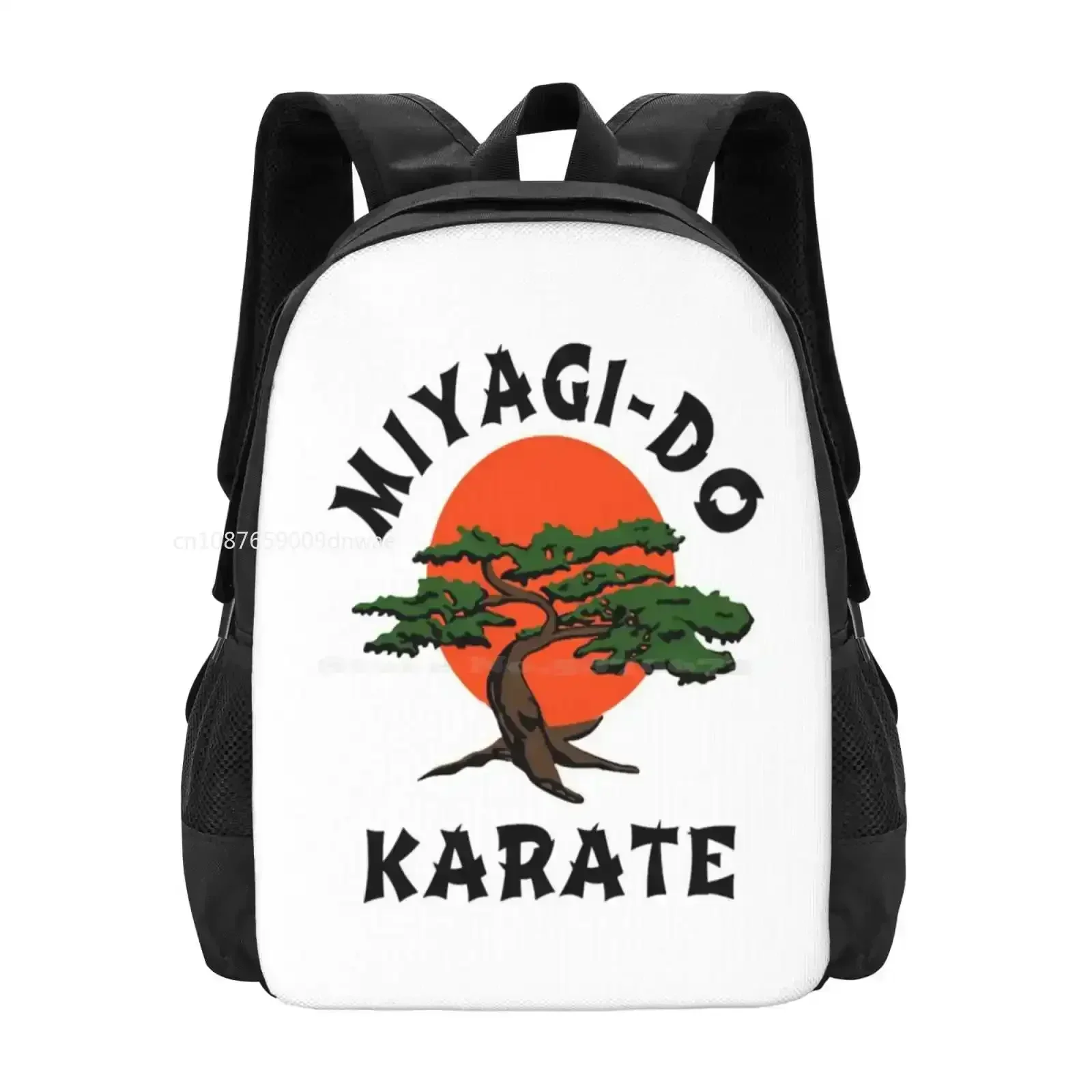 Miyagi Do Pattern Design Laptop Reizen School Tassen Miyagido Kai Pat Monta Mr Miyagi Karate Kid 2 Film Film Film Bioscoop Tv-Serie