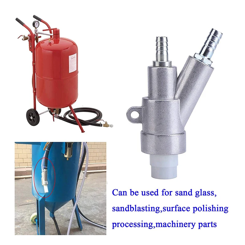 Air Sandblaster Sand Blasting Tools for Rust Dust Remove Sand Blaster Air Tool with Boron Carbide Nozzle (8Mm)