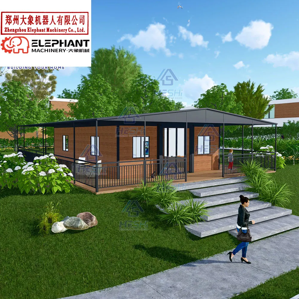 Ready to Live Prefabricated 20Ft 40Ft Panel Container Expandable House Bathroom Prefab Structure Home Construction Real Estate