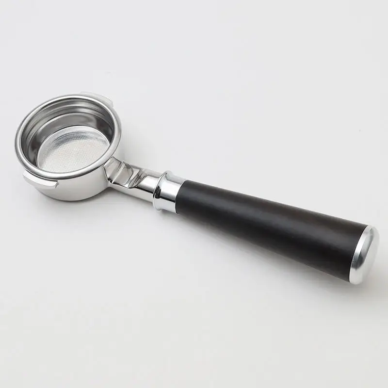 Universal 58mm Stainless Steel Bottomless Espresso Portafilter Coffee Machine Replacement Handle