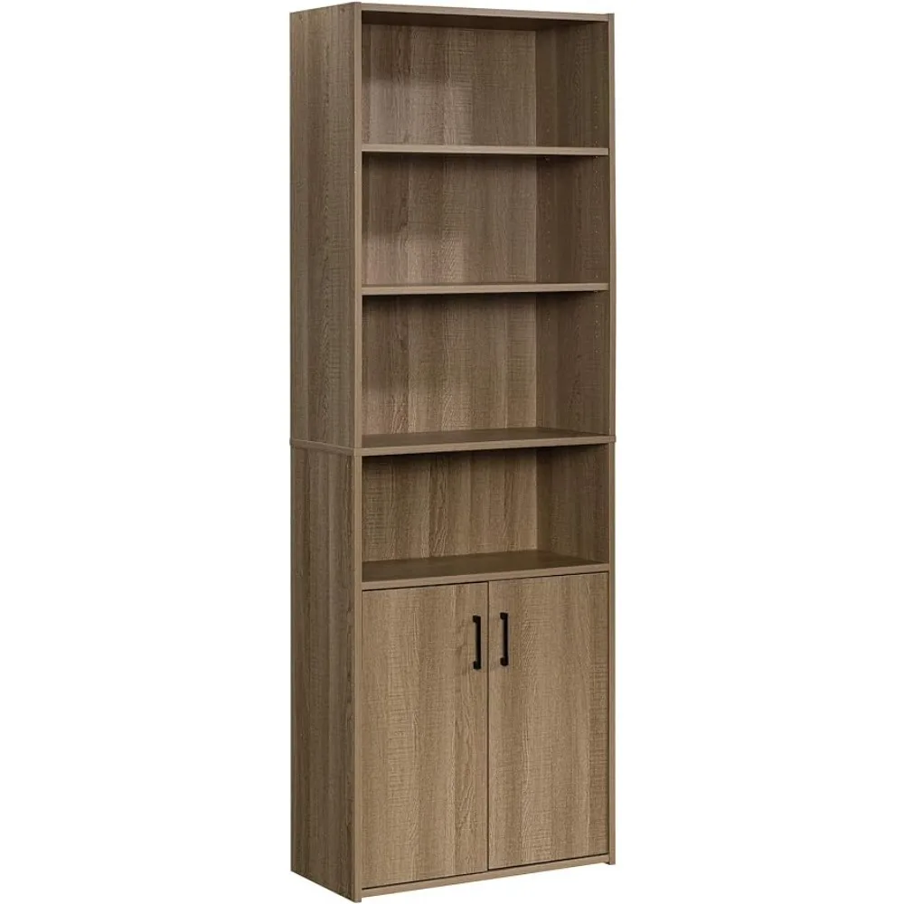 

Sauder Beginnings Bookcase With Doors/ Book shelf, Summer Oak finish