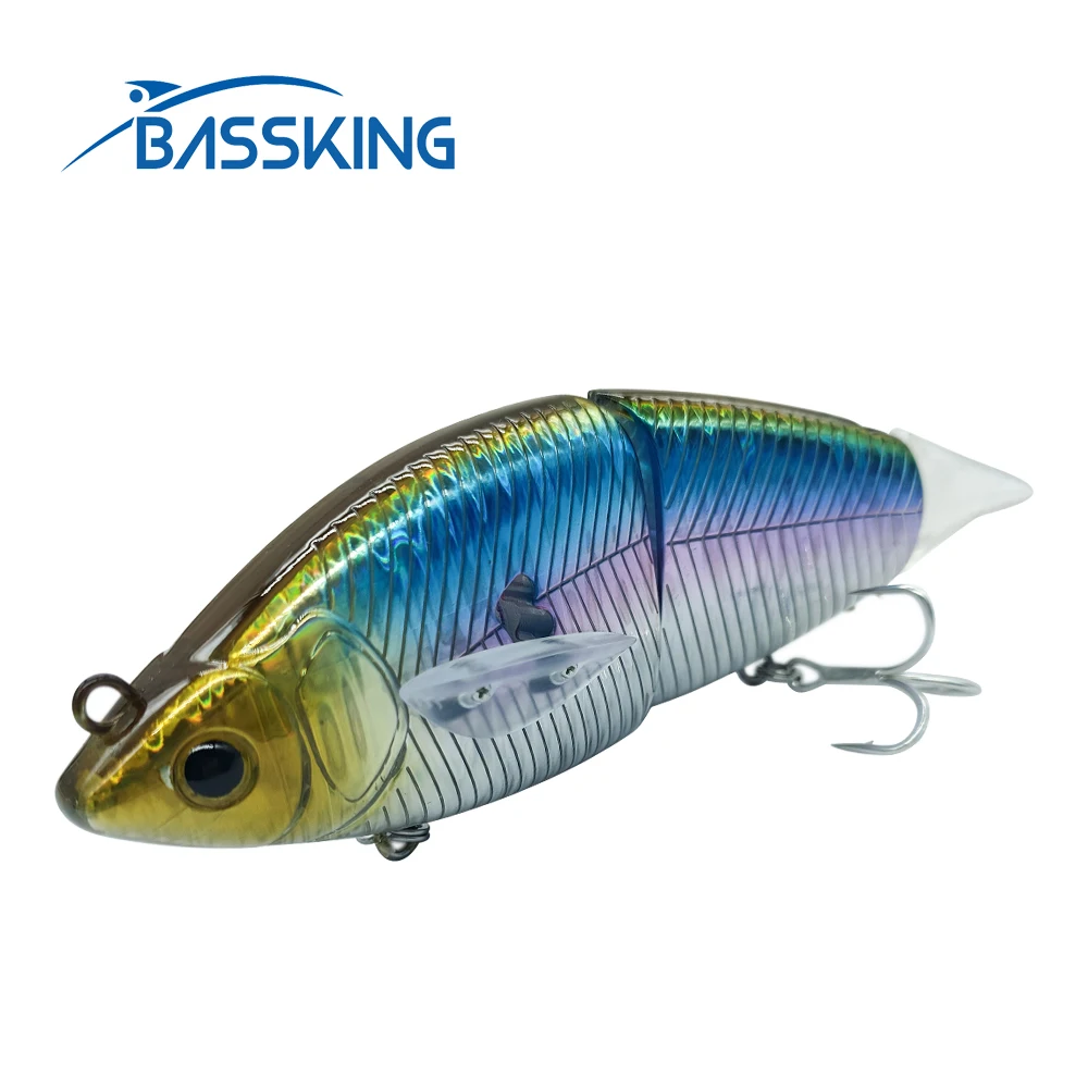 

BASSKING Floating Pencil Bait 125mm41g Fishing Lure Adjuat Fins Artificial Jointed Bait Pesca Saltwater Lures Pike Perch Wobbler