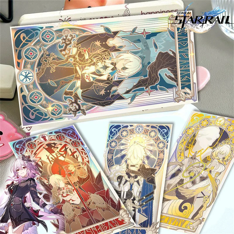 

Honkai:Star Rail Chrysos Heirs Phainon Dang Heng Cosplay Tarot Cards 12Pcs Lomo Card Photocard HD Album Photo Fans Collection