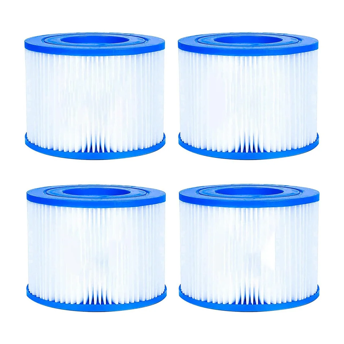 For Type VI Pool Filter Cartridge, 4 Pack of Inflatable Hot Tub and SPA Replacement Filter Compatible with 90352E 58323E