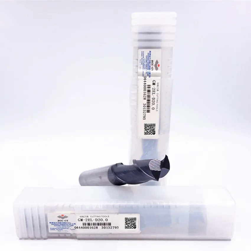 ZCC.CT GM-2EL-D8.0/GM-2EL-D10.0/GM-2EL-D12.0/GM-2EL-D14.0/GM-2EL-D16.0/GM-2EL-D20.0 Frese piatte a lama lunga a due scanalature 1 pz/scatola