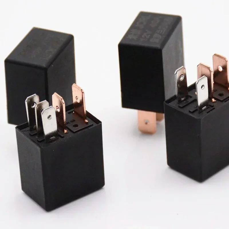 DC 12V 24V, 1pcs, 40A Rated Current, 1NO 1NC SPDT, 4/5 Pins, Car Automotive Alarm Relay