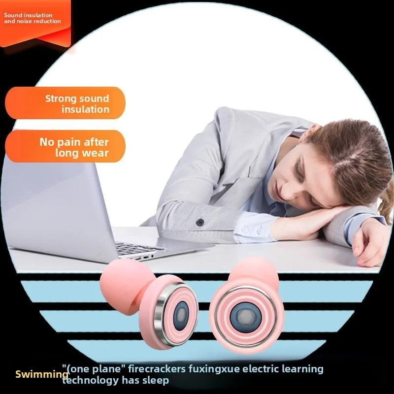 سدادات أذن سيليكون قابلة للتشكيل بالجملة - مقاومة للماء وعازلة للصوت، مناسبة للنوم والدراسة ومضادة للشخير #2