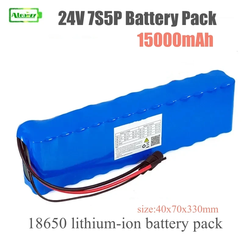 

Аккумуляторная батарея 7S5P, 29,4 в, 10 Ач, 15 Ач, литий-ионная аккумуляторная батарея 24 В, 18650 литий-ионная аккумуляторная батарея, 15 А, BMS