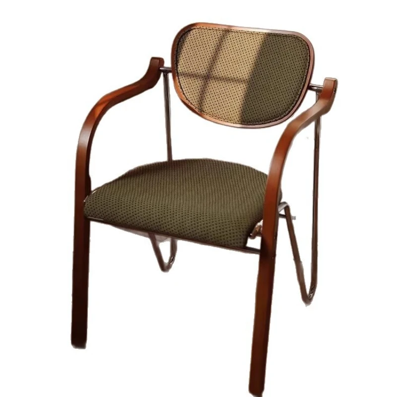 

Household dining chair Small apartment simple light luxury retro restaurant backrest chair designer Internet celebrity