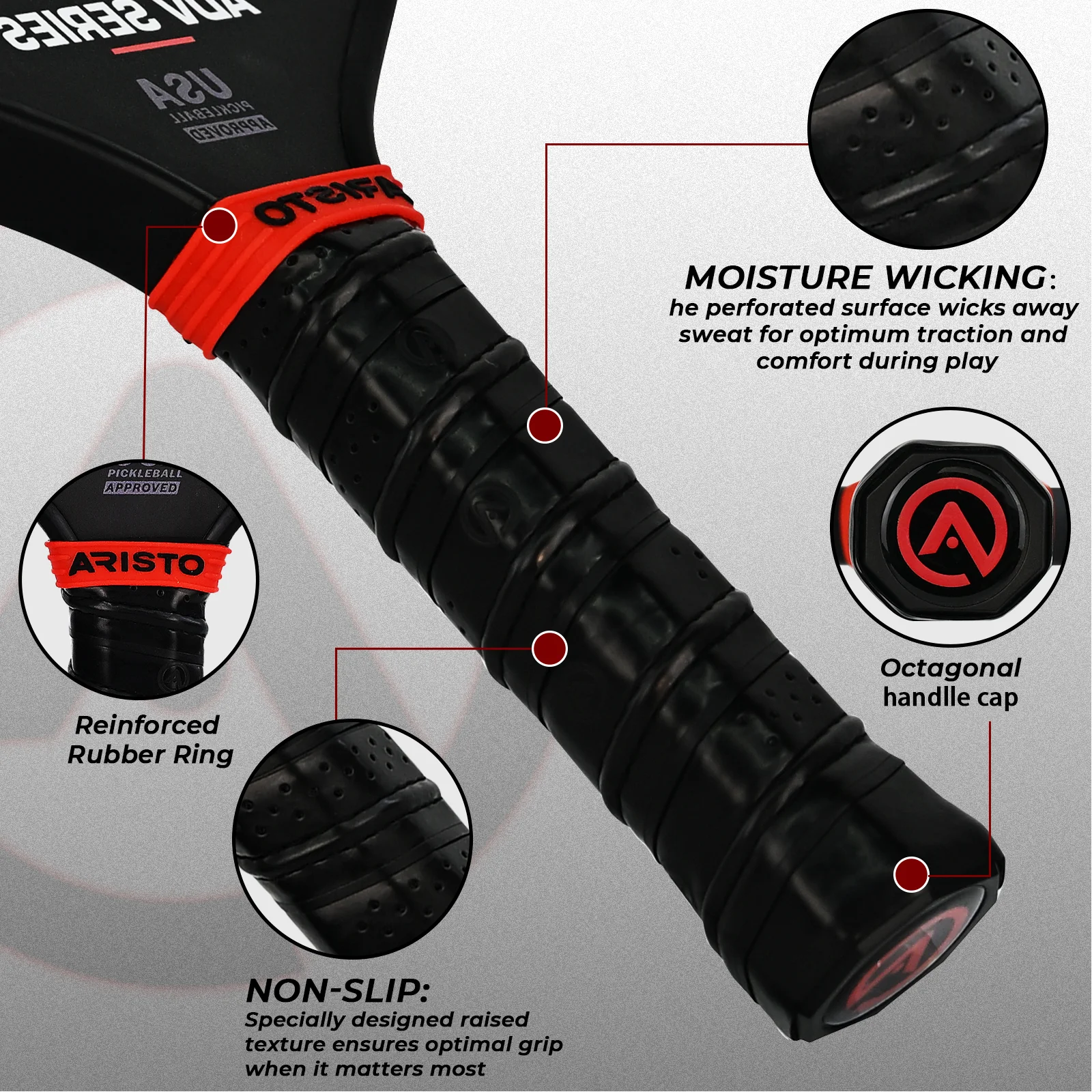 USAPA Approved Pickleball Padd - Men'S Accessories Best recension och pris