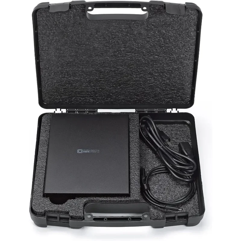 Disco rígido externo HDX Pro C 12 TB USB-C Enterprise 7200 RPM com LockBox