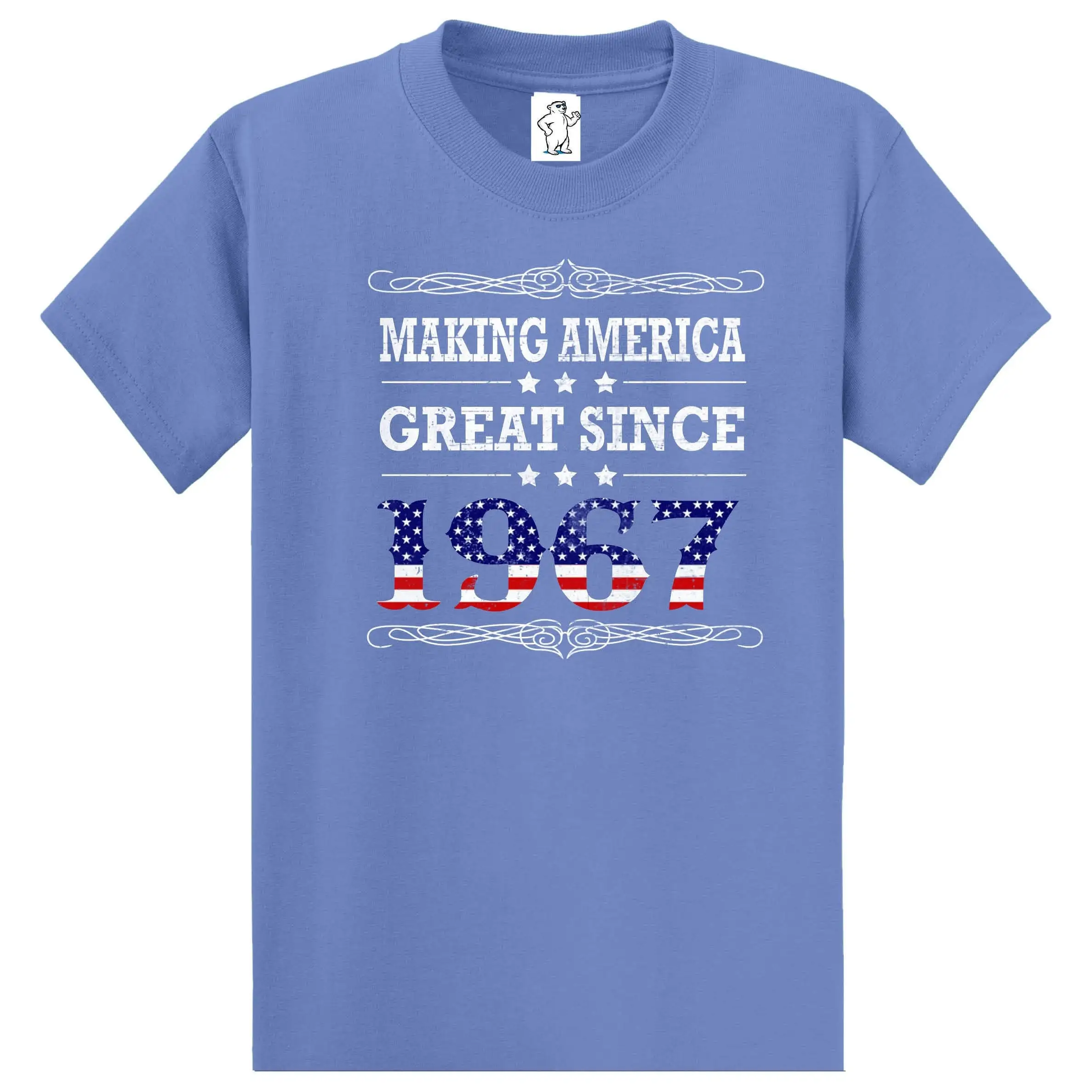 Making America Great Since Birthday T Shirt Personalizable Big And Tall Men'S