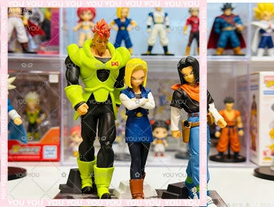 

Bandai Banpresto Genuino Dragon Ball Z SOLID EDGE WORKS - DEPLOY Series Android 17 18 Figura Coleccionable En Miniatura Juguete