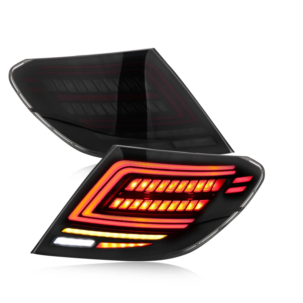 MZORANGE Smoked Black Led Rear Light Tail Lamp Taillight Car Led Tail Light For W204 2007-2013custom