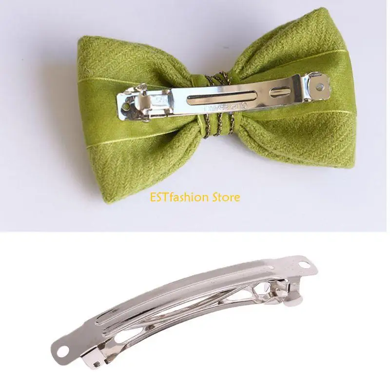 

Y5GC Lot 68mm French Barrettes Clips For DIY Hair Accessories Bows Hairbow