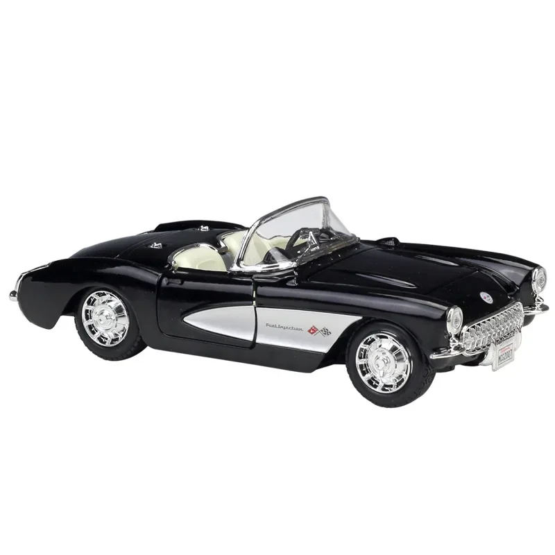 Maisto 1:24 1957 Chevrolet Corvette Sports Car Simulation Alloy Car Model For Children Gifts B598