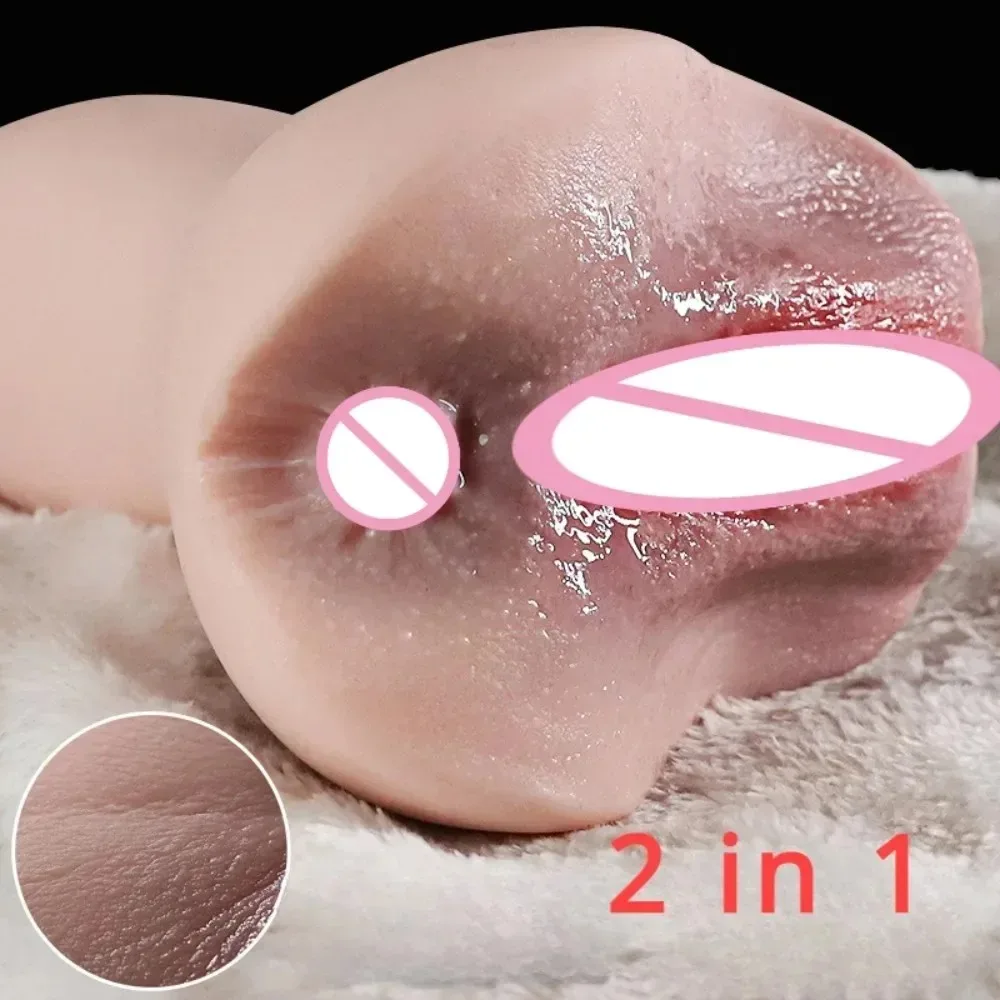 QUBANLV Male Masturbator Blowjob Vibration Machine Real Vagina Pocket Pussy Penis Oral Masturbation Cup Adult Sex​ Toy for Man