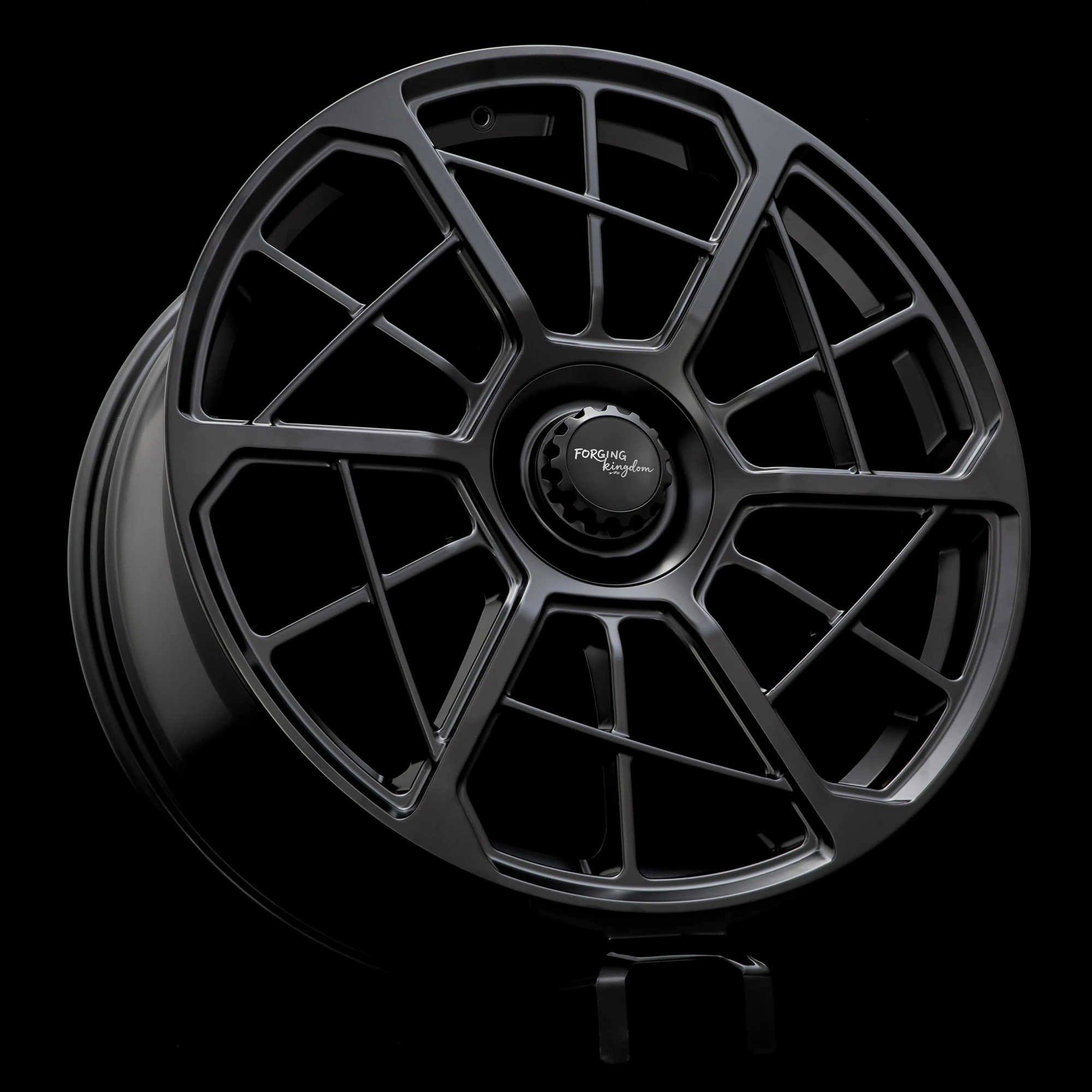 Xianglun High Quality Forged Aluminum Alloy Wheel Hub 20-26 Inch 5*130/120/112/114.3 PCD Bright Black Coating 20mm Multi Spoke F