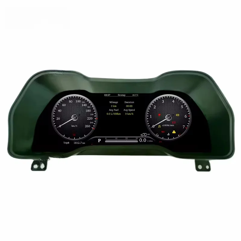 For  4Runner 2010 2022 Car Digital Instrument Cluster Dashboard  12.3 Inch LCD Screen Cockpit Upgrade