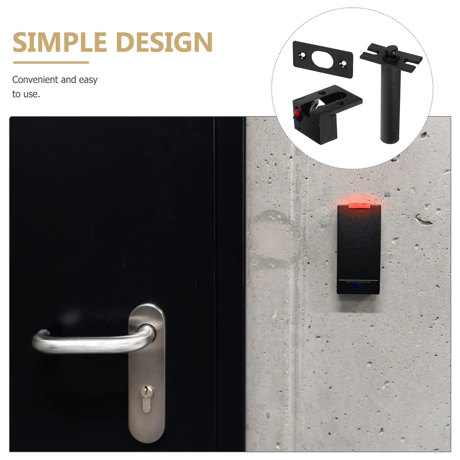 1Set Concealed Stainless Steel Door Chain Lock Anti Theft Safety Guard for Home Apartment Hotel Front Door Security Chain Lock view 3