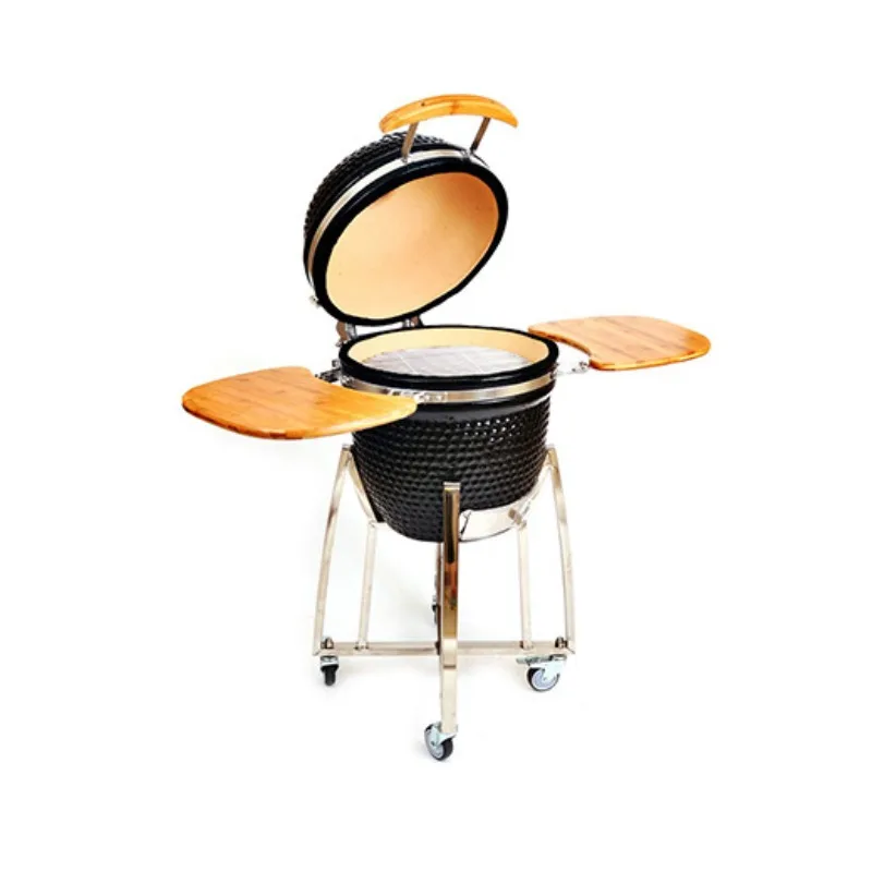 

18-Inch BBQ egg-shaped ceramic, outdoor courtyard villa terrace smoked braised baked