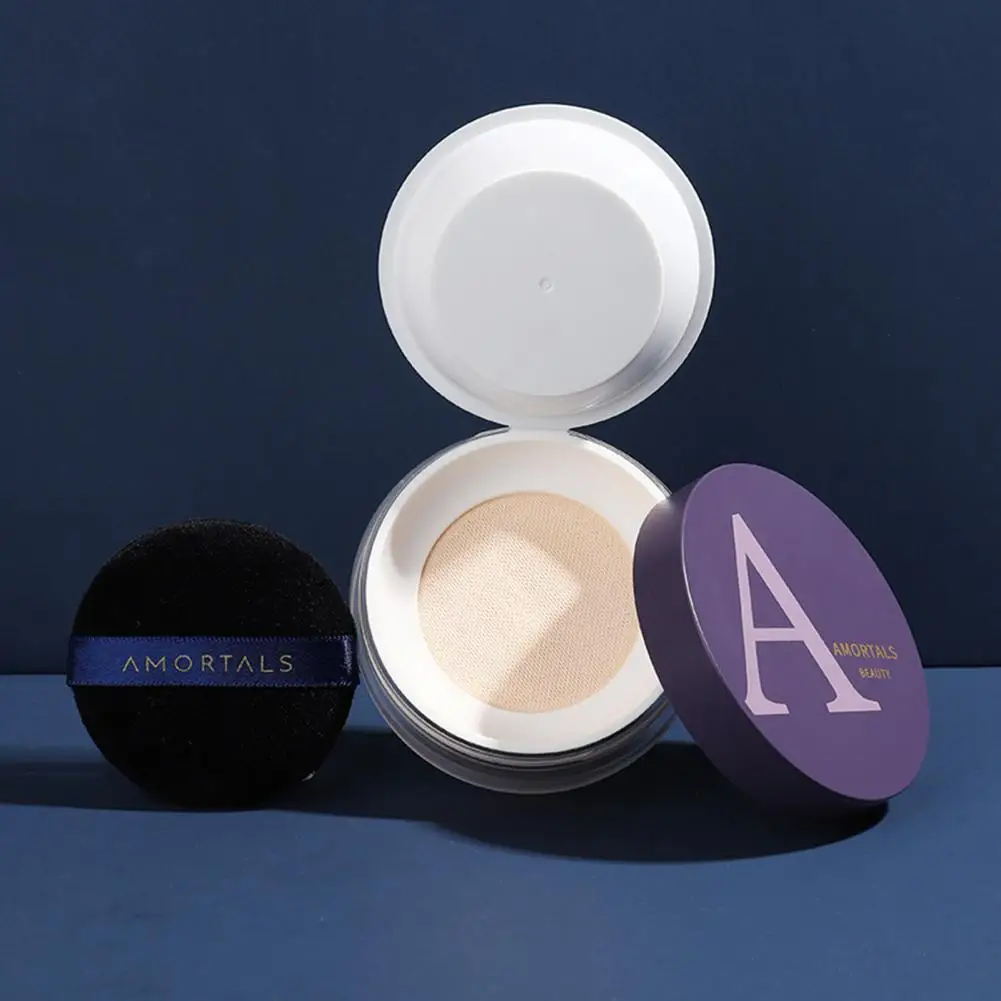 

Пудра-консилер для женщин, рассыпчатая пудра для жирной кожи, стойкая легкая пудра для жирной кожи, для натурального макияжа