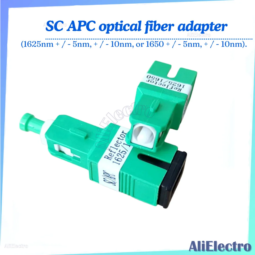 SC APC Optical Fiber Reflection Filter Single Bidirectional Grating OTDR Accessories Adapter Reflector Free Shipping