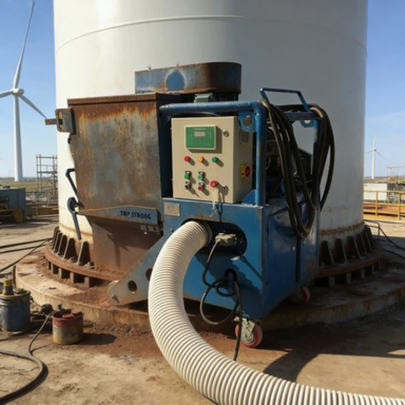 Portable Mobile Shot Blasting Machine Easy Operation Transport Construction Equipment