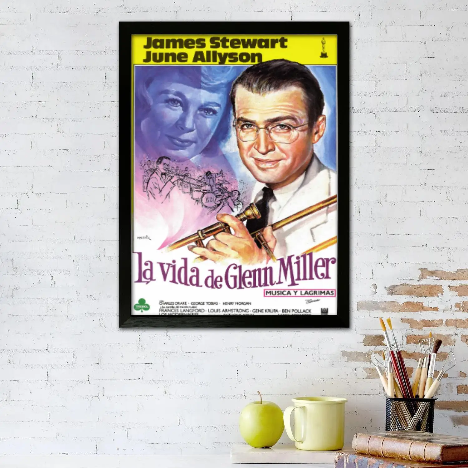 Glenn Miller Canvas Art Poster and Wall Art, Picture Print, Modern Family Bedroom Decor, Posters,Decorative painting