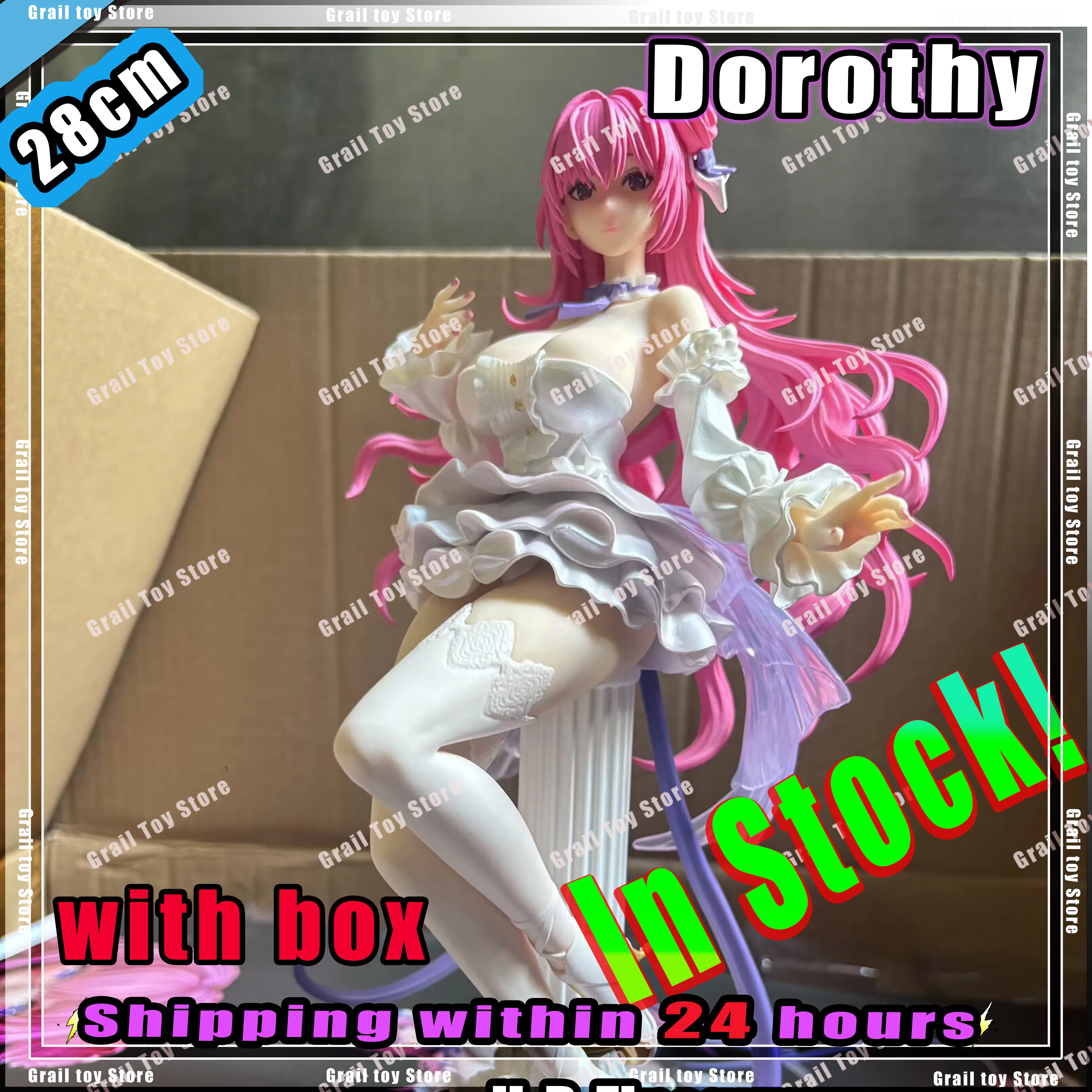

In Stock New 28cm GODDESS OF VICTORY: NIKKE Game Figures Dorothy Figures sexy girl PVC Statue Collection Model decoration Toys