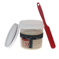 Sourdough Starter Jar Kit 1150ml - Large Plastic Jar for Sourdough - Sourdough Starter Crock - Reusable Sour Dough Starter Jar