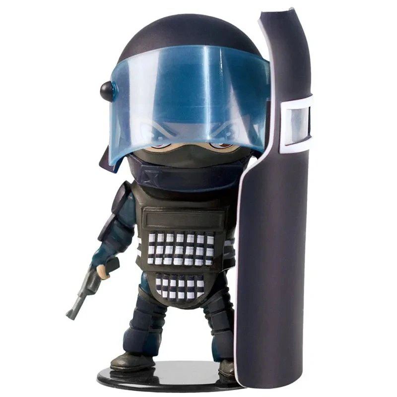 Genuine Rainbow Six Siege R6 Q Version Doll 10cm Figure Toy Thermite Action Figure Hot Desktop Decor Christmas Gift Toy For Boy