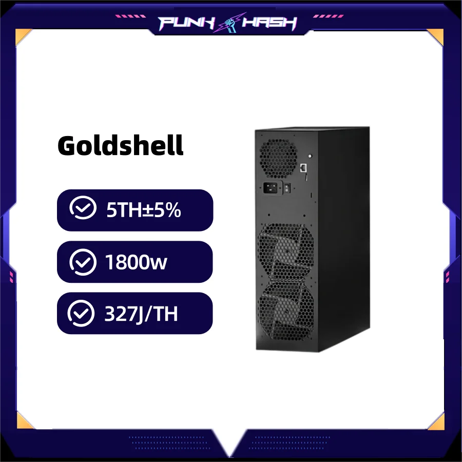 Brand New Goldshell E-KA1M BOX EKA1M 5T Kaspa Miner Crypto KAS Mining Silent Machine Asic Miner KHeavyHash KA BOX Pro KAS Coin