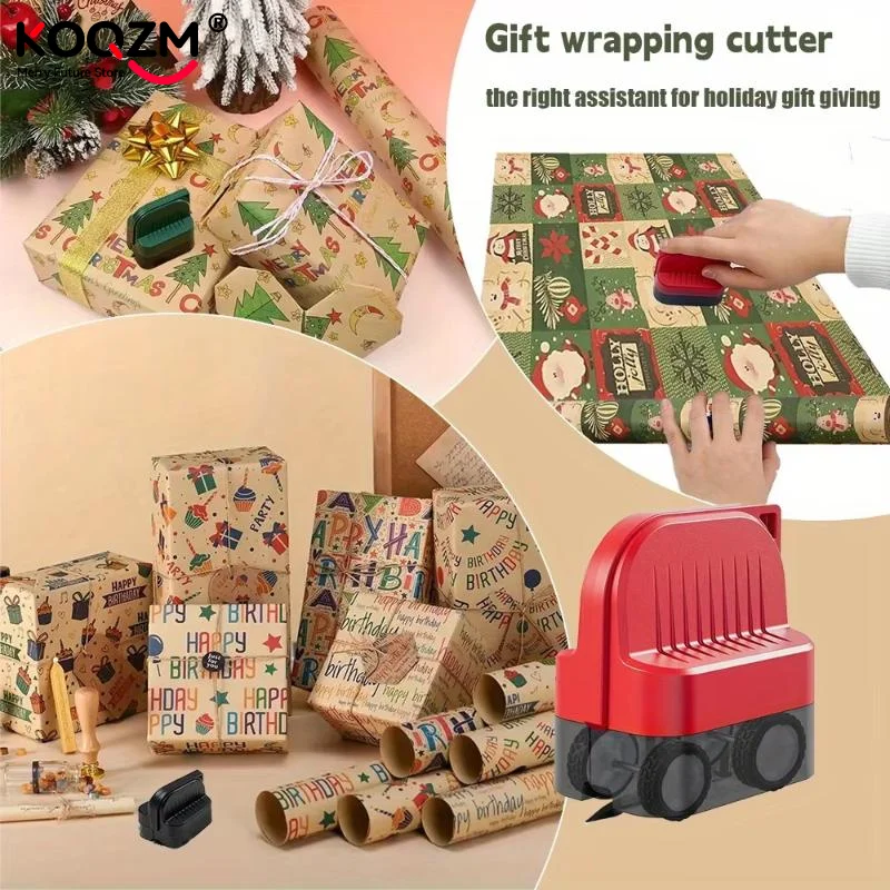 Paper Cutter Tool Christmas Gift Wrapping Paper Cutting Tool Worker Home Office School Stationery Supply